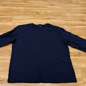 George Men's Deep Blue Long Sleeve Shirt